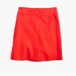 JCrew A-Line Corduroy Mini Skirt Fiery Sunset Sz 8